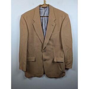 TAN HART SCHAFFNER MARX 100% CAMEL HAIR SPORT COAT sz 43L suit jacket
